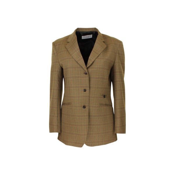Louis Vuitton Double-Breasted Technical Jacquard Coat Multico. Size 56