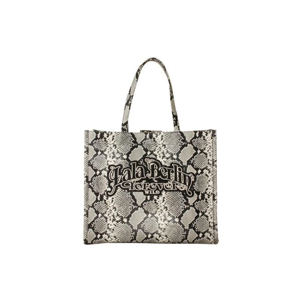 Strathberry Limited The Strathberry Nano Tote - Tile Print in Vanilla/Navy  555.00