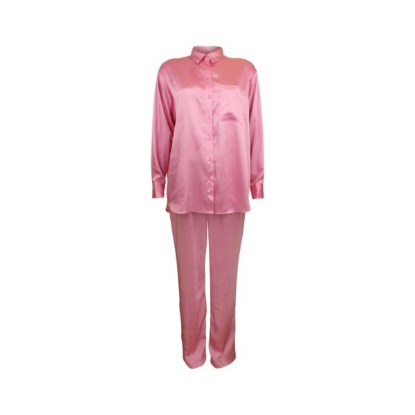 Miiyu Organic Cotton Buttoned Nightie in Pink